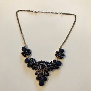 Navy Stone Necklace